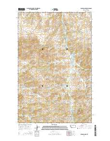 Bearpaw Lake 2014 topographic map thumbnail
