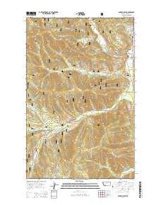 Barren Peak 2014 topographic map thumbnail