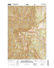 Cirque Lake 2014 topographic map thumbnail