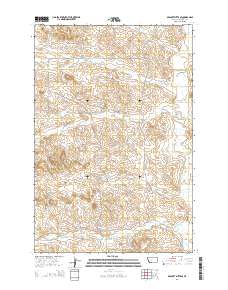 Bracket Butte SE 2014 topographic map thumbnail