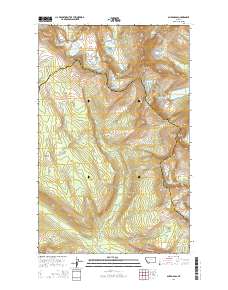 Ahern Pass 2014 topographic map thumbnail