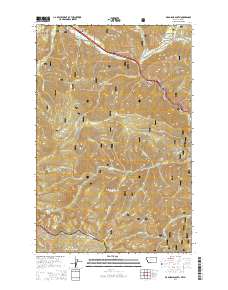 De Borgia South 2014 topographic map thumbnail