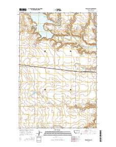 Fresno Dam 2014 topographic map thumbnail