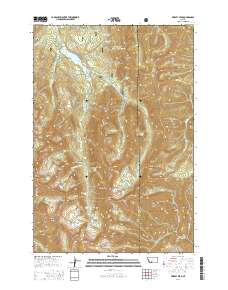 Fridley Peak 2014 topographic map thumbnail