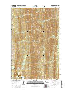 Arsenic Mountain 2014 topographic map thumbnail