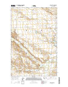 Button Butte 2014 topographic map thumbnail
