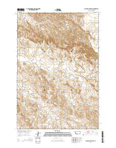 Blacktail Creek SE 2014 topographic map thumbnail