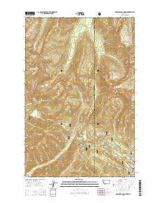 Arrastra Mountain 2014 topographic map thumbnail