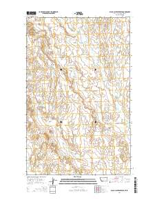 Black Calf Reservoir 2014 topographic map thumbnail