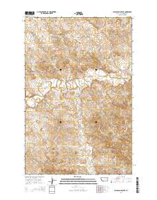 Black John Coulee 2014 topographic map thumbnail