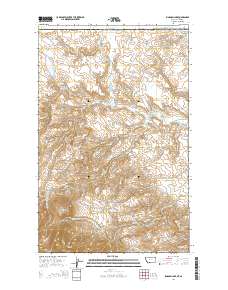 Bingham Lake 2014 topographic map thumbnail