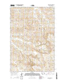 Carda Coulee 2014 topographic map thumbnail