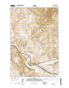 Garrison 2014 topographic map thumbnail