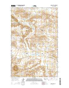 Coburn Butte 2014 topographic map thumbnail