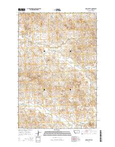 Coffin Butte 2014 topographic map thumbnail