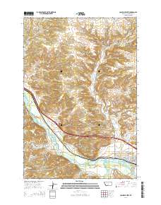 Columbus West 2014 topographic map thumbnail