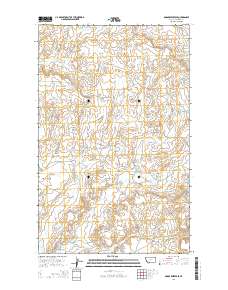 Dodge Reservoir 2014 topographic map thumbnail