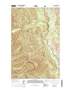 Glenn Creek 2014 topographic map thumbnail