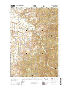Corley Gulch 2014 topographic map thumbnail