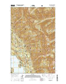 Felix Peak 2014 topographic map thumbnail