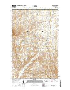 Fey Lakes 2014 topographic map thumbnail