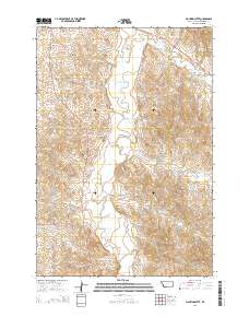Fighting Butte 2014 topographic map thumbnail