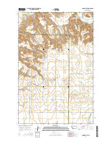 Conrad Butte 2014 topographic map thumbnail