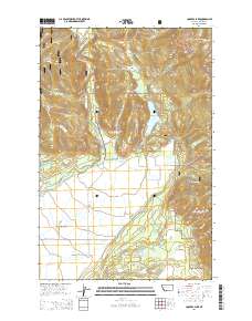 Coopers Lake 2014 topographic map thumbnail