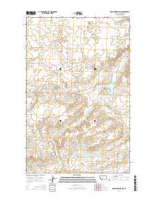Down Reservoir NW 2014 topographic map thumbnail