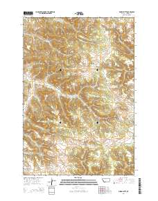 Fisher Butte 2014 topographic map thumbnail
