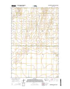 Fourteenmile Coulee SW 2014 topographic map thumbnail
