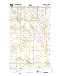 Fowler Coulee NE 2014 topographic map thumbnail