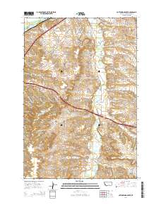 Cottonwood Creek 2014 topographic map thumbnail