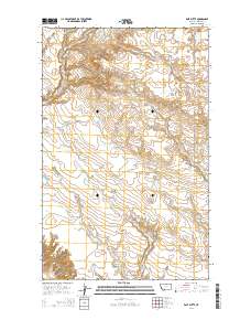East Butte 2014 topographic map thumbnail