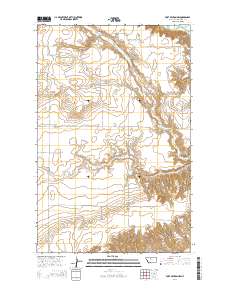 Fort Benton NW 2014 topographic map thumbnail