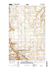 Cut Bank 2014 topographic map thumbnail