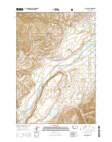 Dailey Lake 2014 topographic map thumbnail