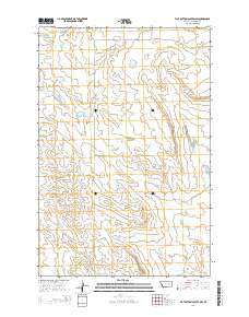 Flat Bottom Coulee NW 2014 topographic map thumbnail