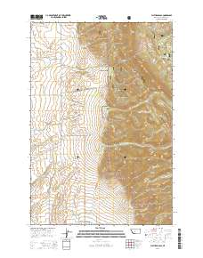 Flathead Pass 2014 topographic map thumbnail