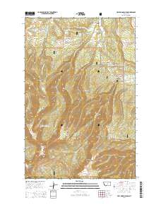 Half Moon Canyon 2014 topographic map thumbnail