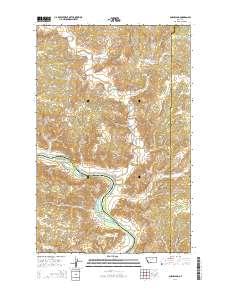 Cow Island 2014 topographic map thumbnail