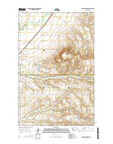 Cowan Reservoir 2014 topographic map thumbnail