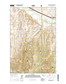 Dunkleberg Creek 2014 topographic map thumbnail