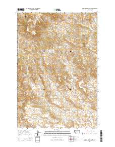 Dunn Mountain South 2014 topographic map thumbnail