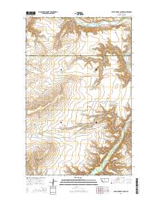 Dutch Henry Coulee 2014 topographic map thumbnail