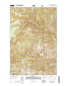 Crow Creek Falls 2014 topographic map thumbnail