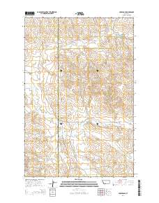 Crow Rock 2014 topographic map thumbnail