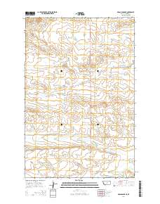 Grass Range NE 2014 topographic map thumbnail