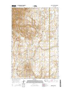 Grassy Butte 2014 topographic map thumbnail
