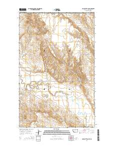 Four Buttes NE 2014 topographic map thumbnail
